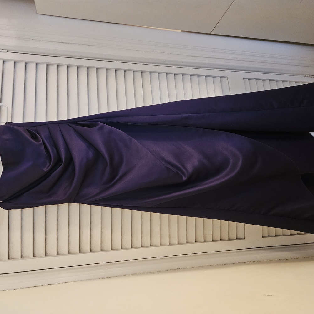 Elegant Purple Strapless Dress - Picture 5 of 5
